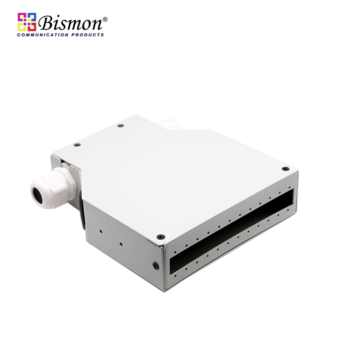 DIN-Rail 12 Core Wall Box fiber optic cable+SC/APC Adapter Simplex